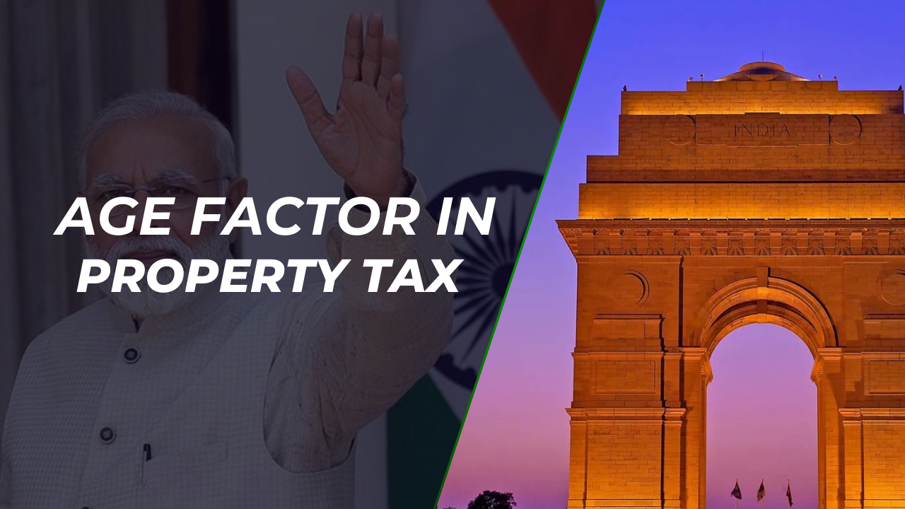 what is age factor in property tax in delhi
